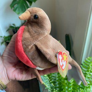 Ty Beanie Baby -  Early the Robin Bird - Style Number #04190